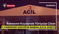 Babasının Kucağındayken Başına Kaya Düştü!