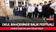 Okul Bahçesinde Balık Festivali