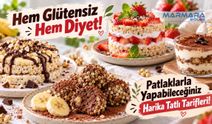 Hem Glütensiz Hem Diyet! Patlaklarla Yapabileceğiniz Harika Tatlı Tarifleri!