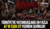 Türkiye'de Vatandaşlara En Fazla At ve Eşek Eti Yediren Şehirler! Bakanlığın Listesi Şoke Etti