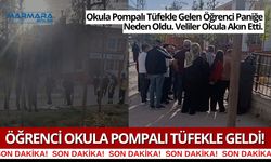 Öğrenci Okula Pompalı Tüfekle Geldi!