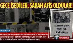 Gece Tuvaletini Yaptılar, Sabah Afiş Oldular!
