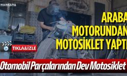 Araba Motorundan Motosiklet Yaptı