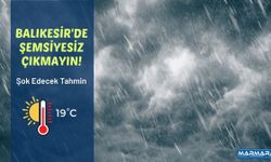 Balıkesir'de Şemsiyesiz Çıkmayın!
