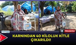 Karnından 40 Kiloluk Kitle Çıkarıldı!
