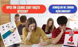 KPSS Ön Lisans Saat Kaçta Bitecek? Sonuçlar Ne Zaman Açıklanacak?