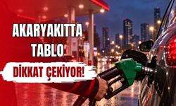Akaryakıtta Tablo Dikkat Çekiyor!