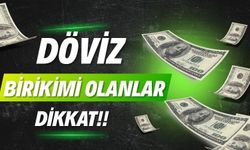 Döviz Birikimi Olanlar Dikkat!