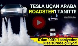 Tesla Uçan Araba Roadster’ı Tanıttı! 0’dan 100’e 1 Saniyeden Kısa Sürede Çıkıyor