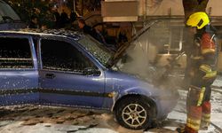 Balıkesir’de Otomobil Cayır Cayır Yandı