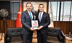 TOBB BAŞKANI HİSARCIKLIOĞLU’NDAN BAŞKAN AKIN’A ZİYARET