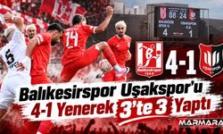 Balıkesirspor Uşakspor’u 4-1 Yenerek 3’te 3 Yaptı