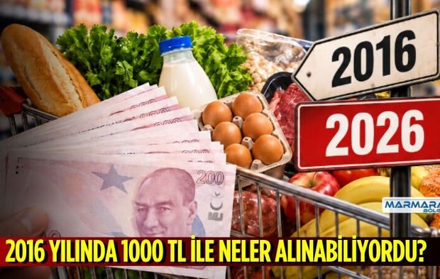 2016 YILINDA 1000 TL İLE NELER ALINABİLİYORDU? FİYATLARA ŞOK OLACAKSINIZ!