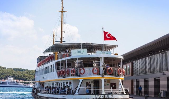 İstanbul'da güzel bir hava ve feribot keyfi