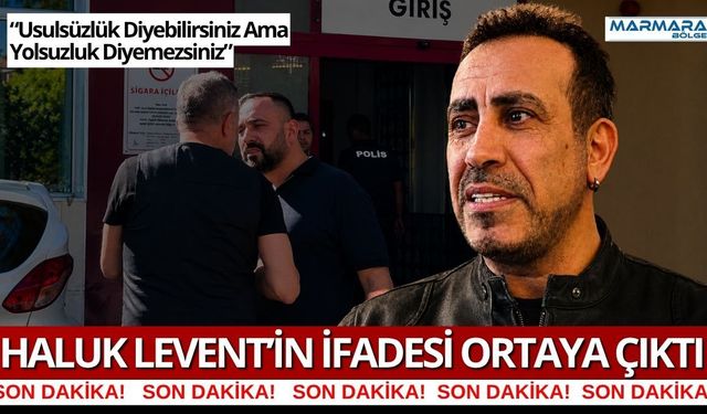 Ahbap Derneği Soruşturmasında Haluk Levent’in İfadesi Ortaya Çıktı: “Usulsüzlük Diyebilirsiniz Ama Yolsuzluk Diyemezsiniz”