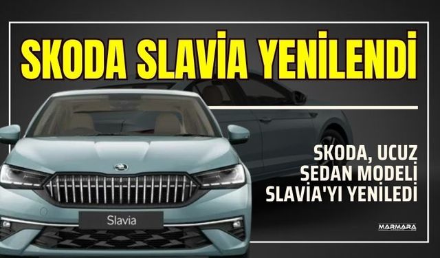 Skoda Slavia Yenilendi
