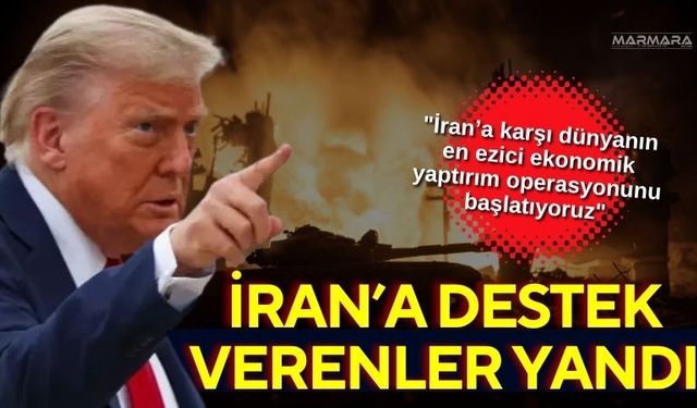İran’a Destek Verenler Yandı