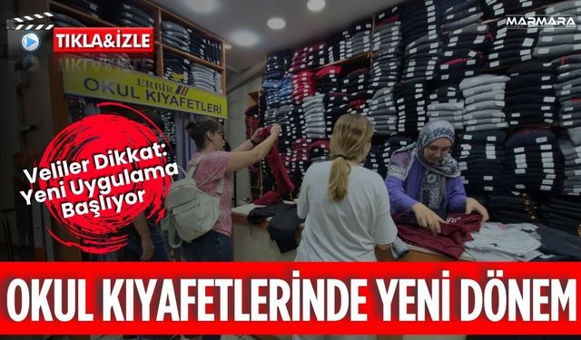 Okul Kıyafetlerinde Yeni Dönem