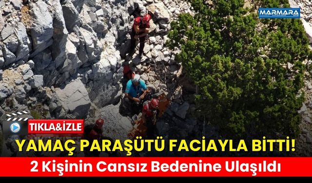 Yamaç Paraşütü Faciayla Bitti!