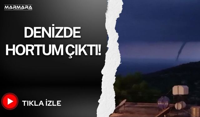 Denizde Hortum Çıktı!
