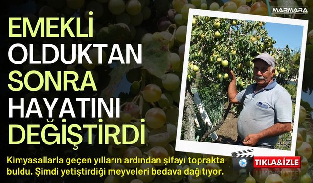 Balıkesir’de Emekli Ustanın Hayatını Bitkiler Değiştirdi