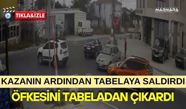 Öfkesini Tabeladan Çıkardı