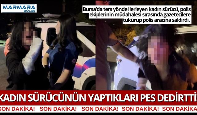 Kadın Sürücünün Yaptıkları Pes Dedirtti!