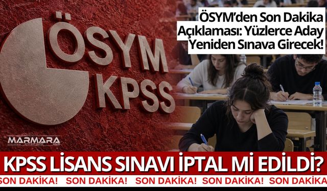 KPSS Lisans Sınavı İptal mi Edildi?