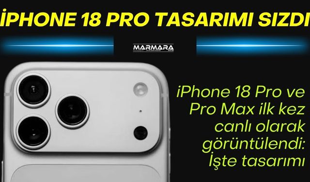 iPhone 18 Pro Tasarımı Sızdı