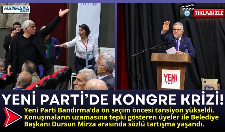 Bandırma’da Yeni Parti Kongresi Karıştı!