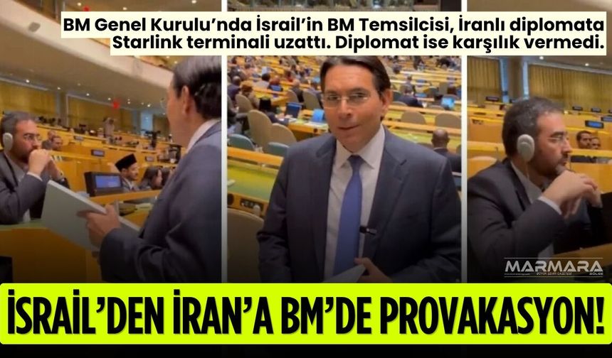 BM'de İranlı Diplomata İsrail Temsilcisinden Provokasyon