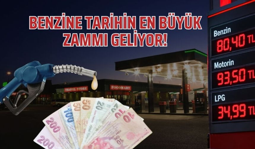 Benzine Tarihin En Büyük Zammı Geliyor!