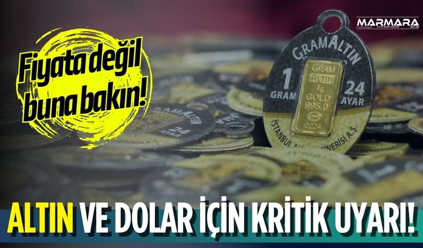 Altın ve Dolarda Kritik Uyarı! İslam Memiş'ten Piyasaları Hareketlendirecek Açıklama