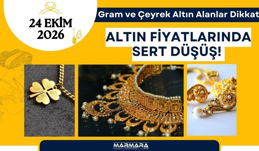Altın Fiyatlarında Sert Düşüş! Gram ve Çeyrek Altın Alanlar Dikkat
