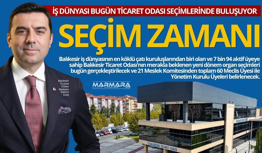 İş Dünyası Bugün Ticaret Odası Seçimlerinde Buluşuyor