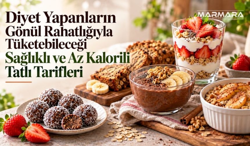 Diyet Yapanların Gönül Rahatlığıyla Tüketebileceği Sağlıklı ve Az Kalorili Tatlı Tarifleri