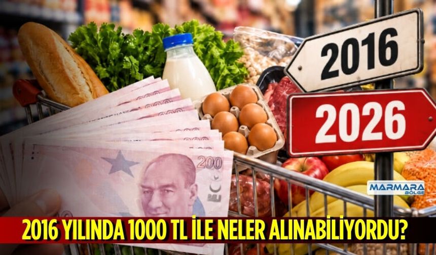2016 YILINDA 1000 TL İLE NELER ALINABİLİYORDU? FİYATLARA ŞOK OLACAKSINIZ!