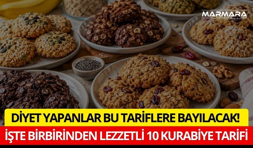 Diyet Yapanlar Bu Tariflere Bayılacak! İşte Birbirinden Lezzetli 10 Kurabiye Tarifi