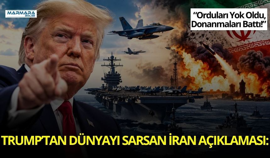 Trump’tan Dünyayı Sarsan İran Açıklaması: “Orduları Yok Oldu, Donanmaları Battı!”