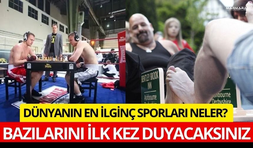 Dünyanın En İlginç Sporları Neler? Bazılarını İlk Kez Duyacaksınız