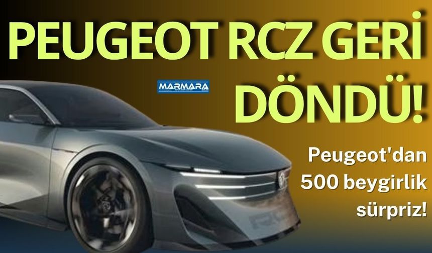 Peugeot RCZ geri döndü!