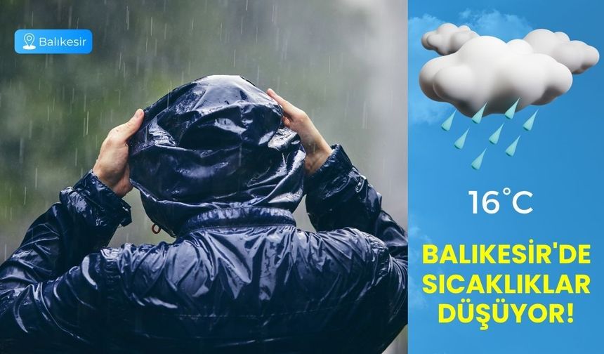 Balıkesir'de 15 Ekim Hava Durumu Belli Oldu! Meteoroloji'den Sağanak Yağış Tahmini