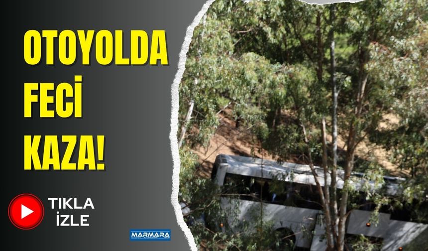 Otoyolda Feci Kaza!