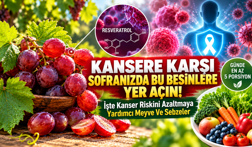 Kansere Karşı Sofranızda Bu Besinlere Yer Açın! İşte Kanser Riskini Azaltmaya Yardımcı Meyve Ve Sebzeler