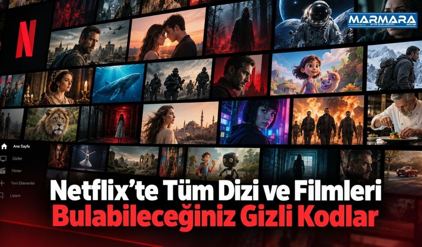 Netflix’te Tüm Dizi ve Filmleri Bulabileceğiniz Gizli Kodlar