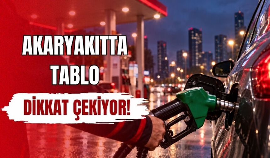 Akaryakıtta Tablo Dikkat Çekiyor!