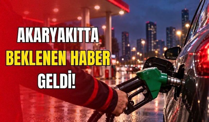 Akaryakıtta Beklenen Haber Geldi!