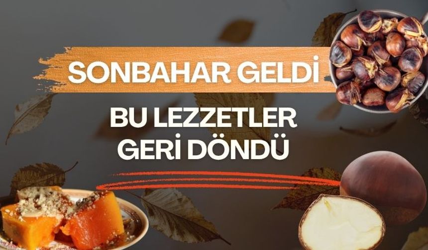 Sonbahar Geldi Bu Lezzetler Geri Döndü!