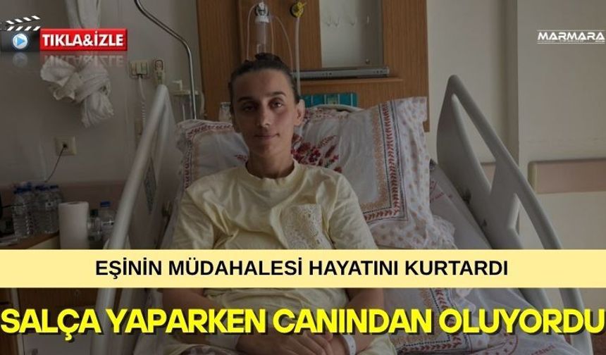 Salça Yaparken Canından Oluyordu