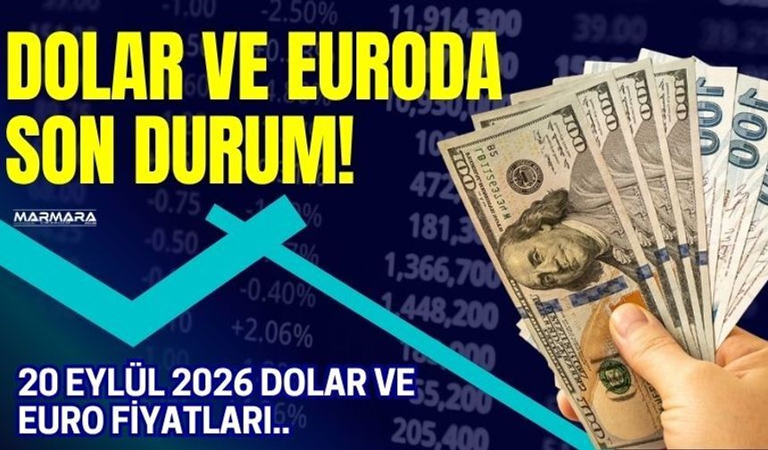 Dolar Ve Euroda Son Durum! 20 Eylül 2026 Dolar Ve Euro Fiyatları..